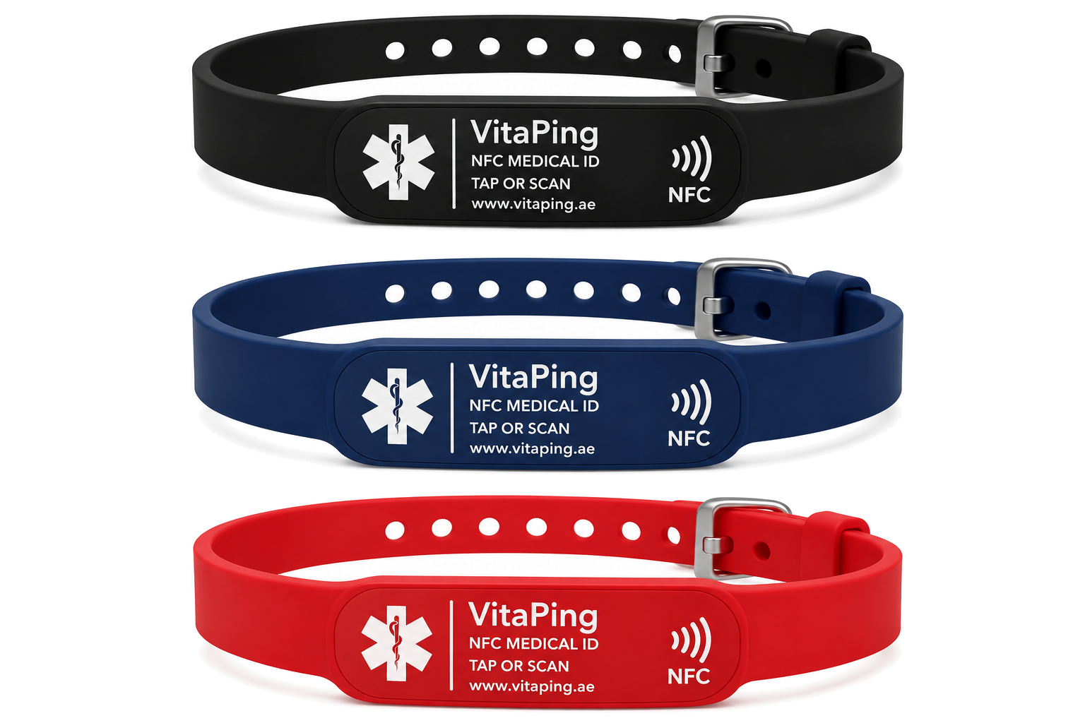 VitaPing school and care wristbands